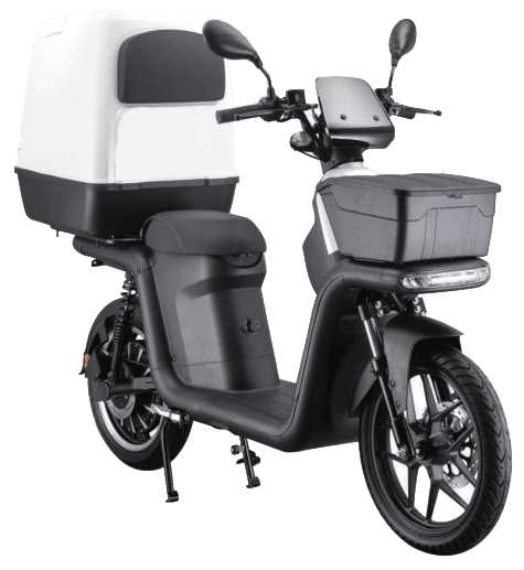 E-Vanne - scooter électrique - livraison alimentaire - professionnels - livraison professionnels - livreur - uber eats - delivroo - drive - commander à emporter - livraison de proximité - scooter professionnel - scooter de livraison