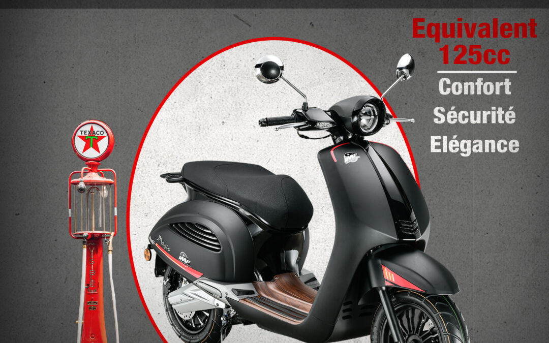 Nouveauté 2024 ! Le Magic, un scooter électrique125cc